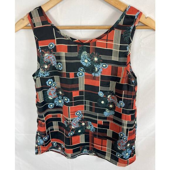 Modcloth At First Sight Sleeveless Blouse size xs - Picture 9 of 9